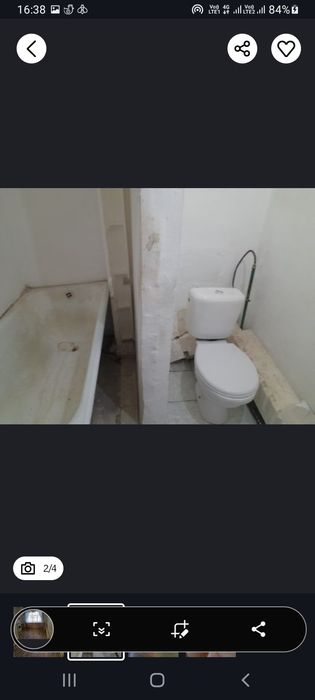 Продается  2комнатная  общежитие.