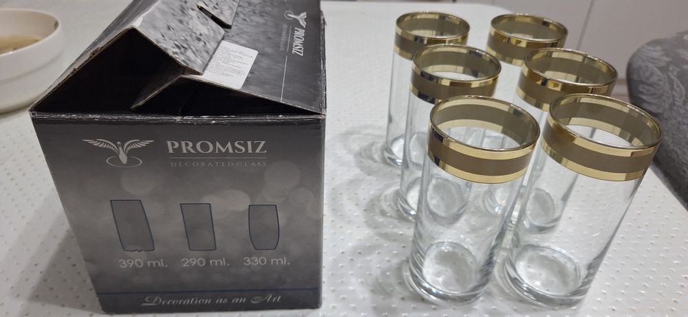Бокалы, стаканы  Promsiz