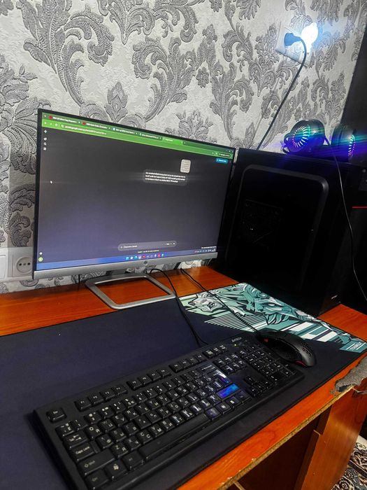 Komplekt kompyuter: i3 10100 / 16GB / GTX 750Ti / Monitor HP 24"