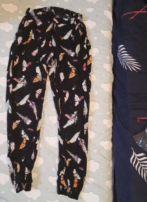 Летен панталон на цветни пера