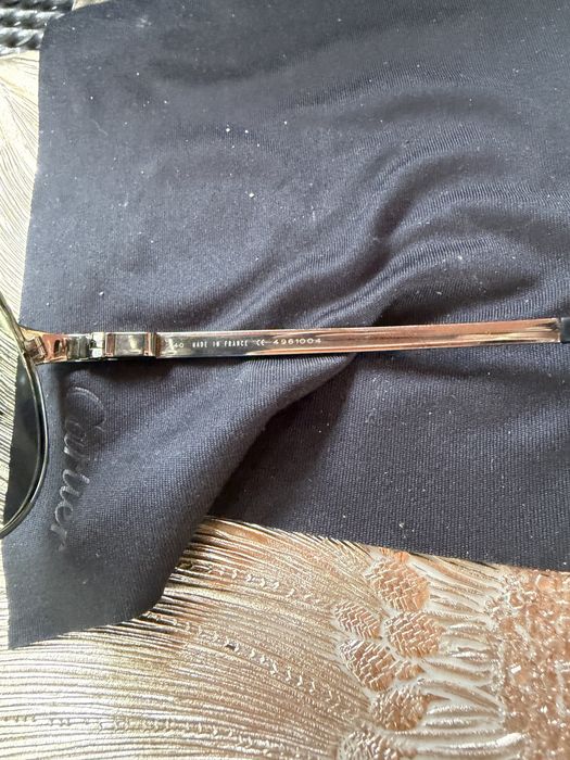 Очила Cartier Santos 59/16 с калъф и кърпичка