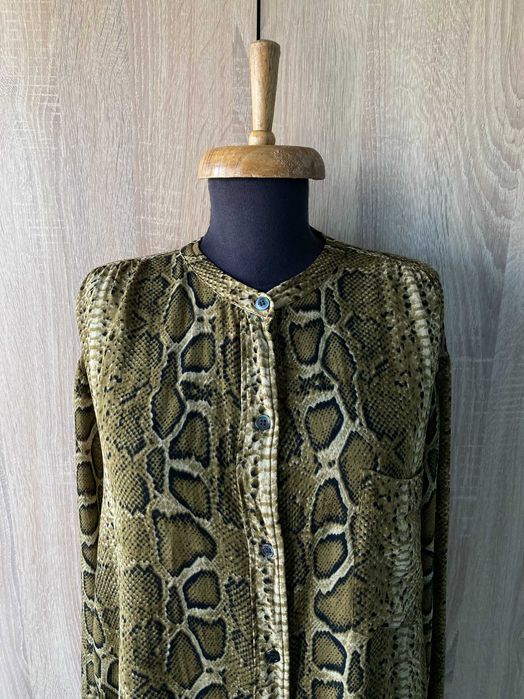 Isabel Marant ETOILE Snake Skin дамска тънка блуза блузка 100% вискоза размер 38