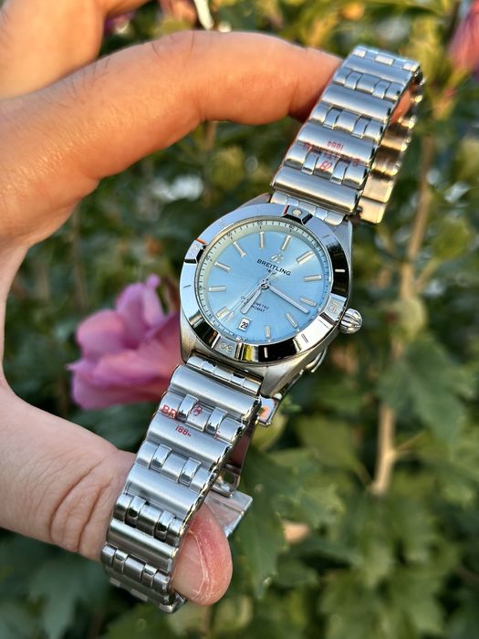 Breitling Chronomat  36,mm dial aquamarine