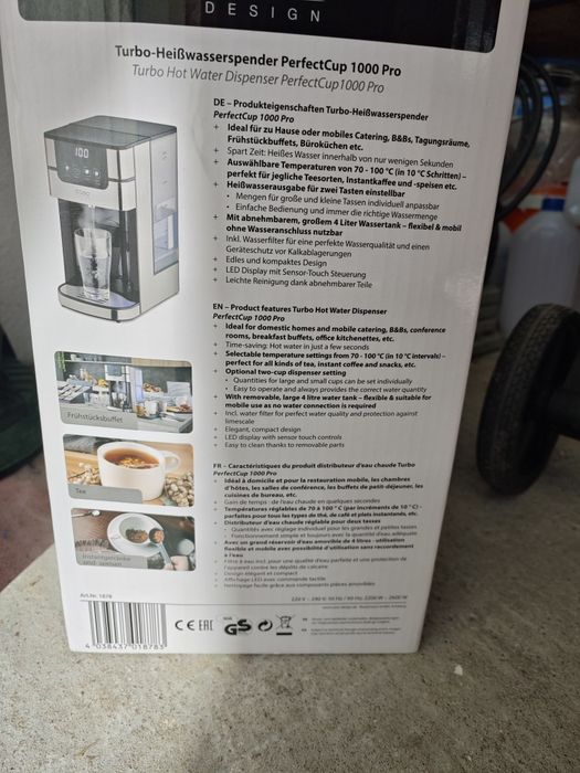 Dozator apa fierbinte