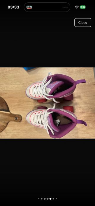 Role cu 4 roți ( No Fear Retro Quad Roller Skates)