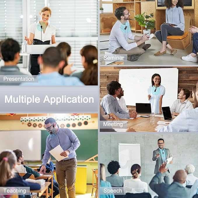 Безжичен микрофон тип "брошка" KM-G70 комплект с предавател и приемник