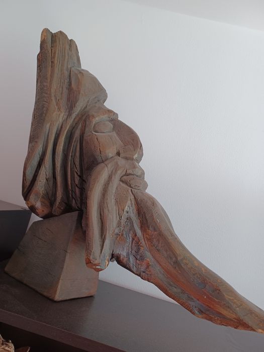 Statuie lemn , dac liber