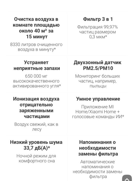 Очиститель Xiaomi 4pro