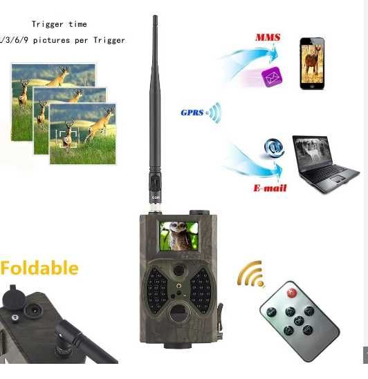 Нови 16MP Ловна камера Suntek HC350M ULTRA MMS EMAIL SIM нощно виждане