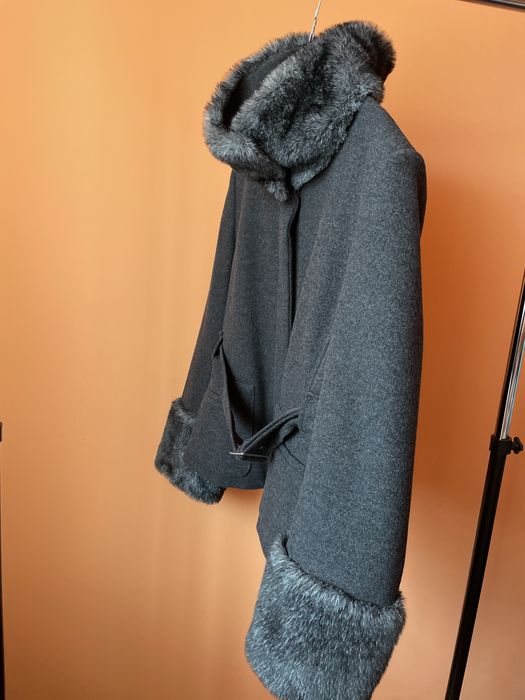 Дамско чисто  ново палто   с вълна и кашмир