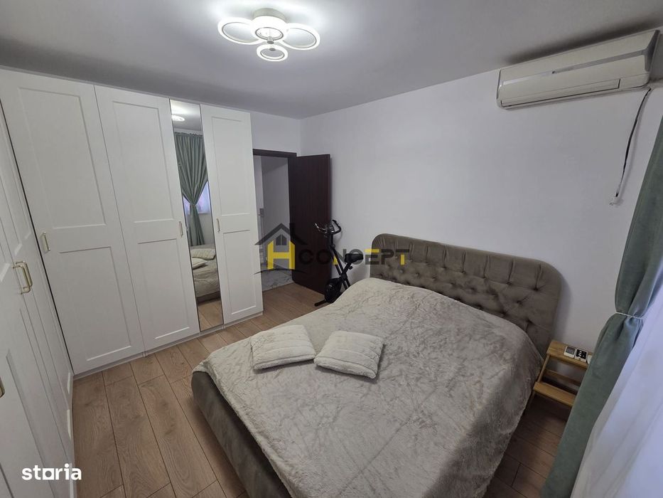 Parc L.Raiciu Apartament 2 cam transformat in 3 camere mobilat utilat