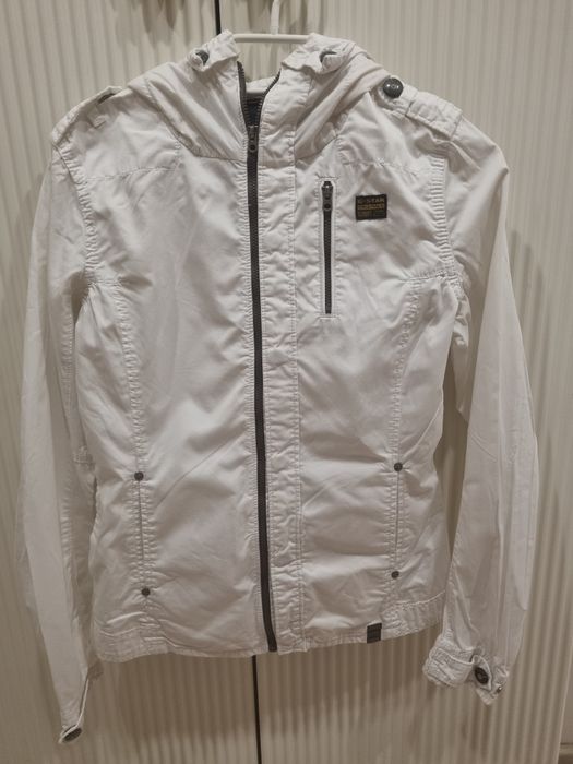 Дамско яке G star raw в бял цвят