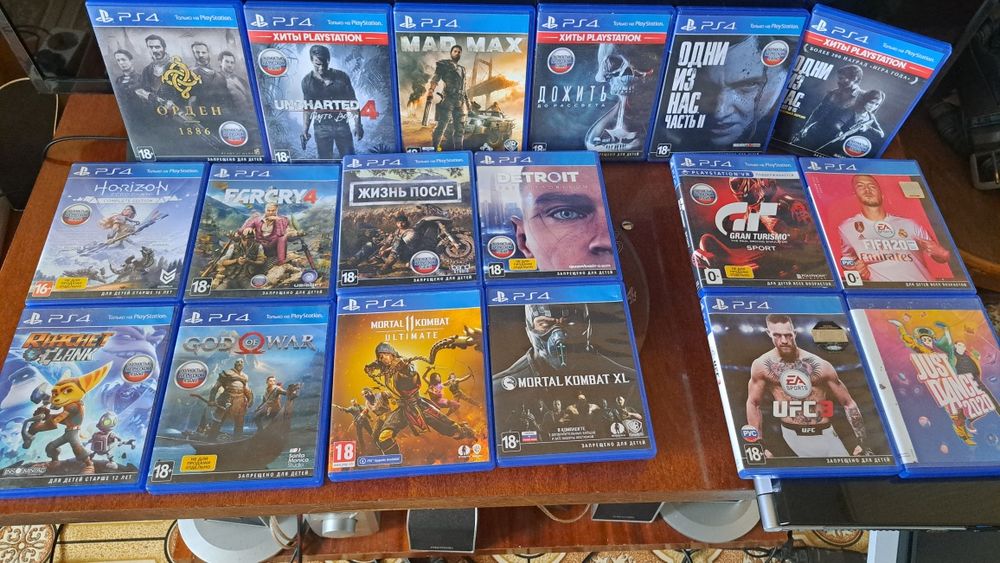 Коллекция игр сони 3 и 4