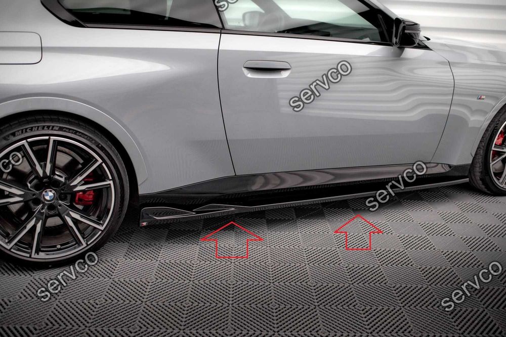Pachet Set Splitter Exterior Lip Prelungiri Body kit tuning Bmw Seria 2 M240i G42 2021- v16 - Maxton Design