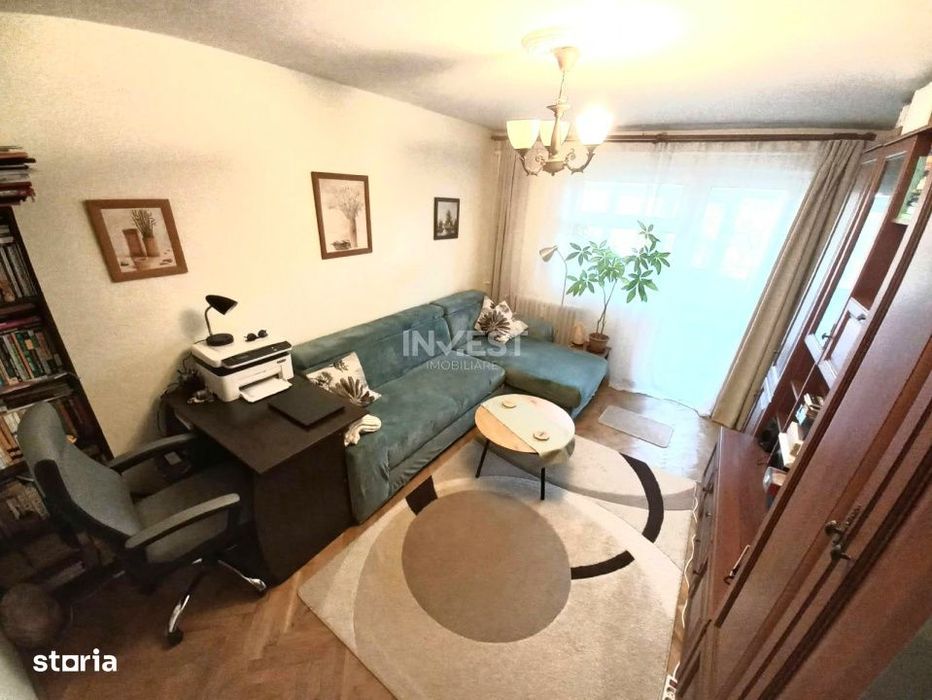 Apartament 2 camere decomandat-Podul de Piatra-bloc fara risc