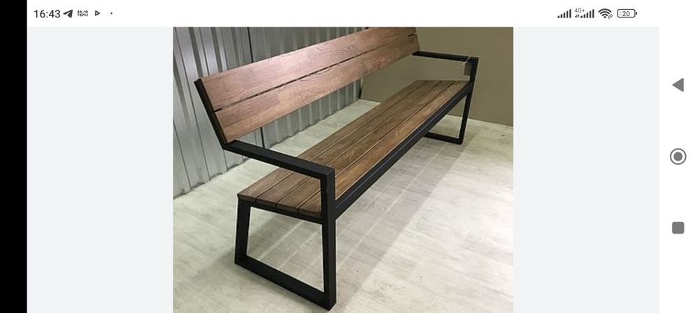 Скамейки уличные