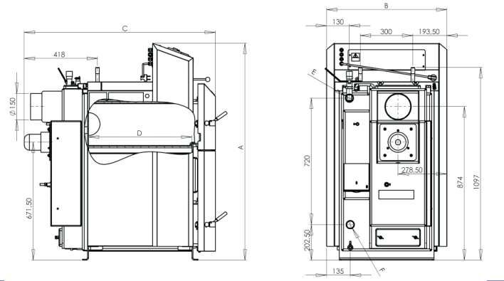 Ventilator cazan lemne ATTACK DP25 si DP35
