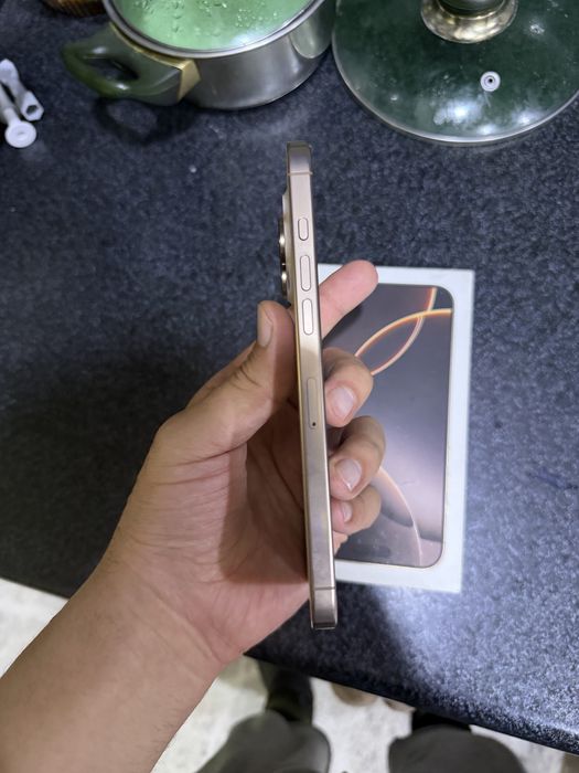 iphone 16 pro max yokost 100% 210 ta sikla holati yengidek karopka bor