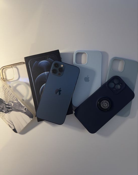IPhone 12 Pro, Pacific Blue, 256 GB, Impecabil