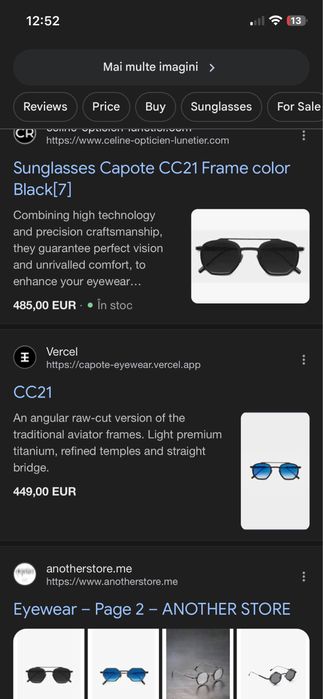 Ochelari premium 450€