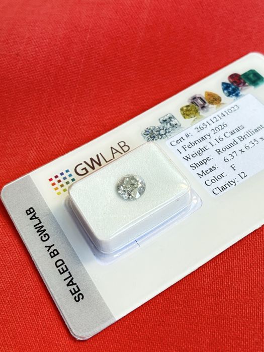 Естествен диамант 1.16 карата с международен сертификат GWLAB