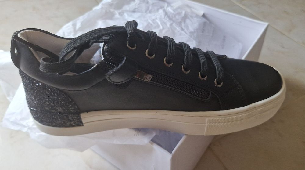 Сникърси Patrizia Pepe, естествена кожа,