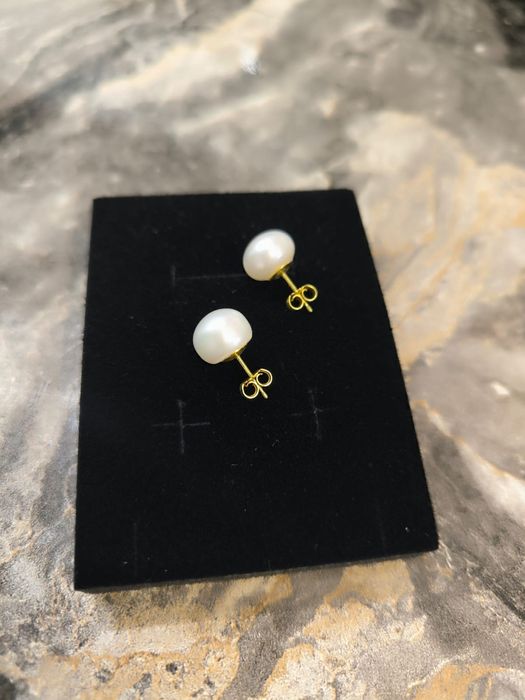 Золотые серьги Пусеты 585 проба