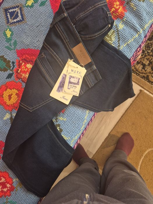 Blugi de dama albastri-indigo