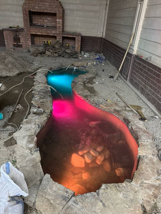 Постройка декоративных прудов