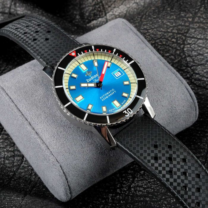 Ceas Zodiac Super Sea Wolf 53 Compression "Blue Lagoon" • Automatic • ZO9275