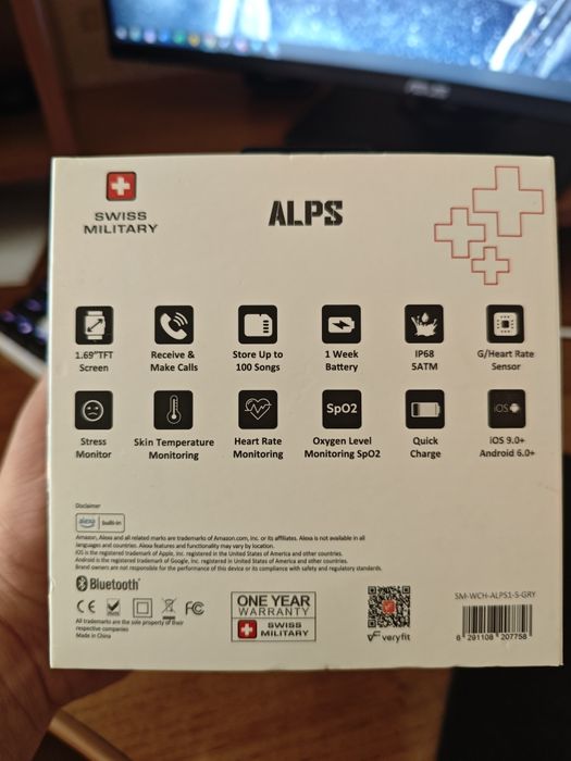 Смарт часы Swiss Military GT01 Pro