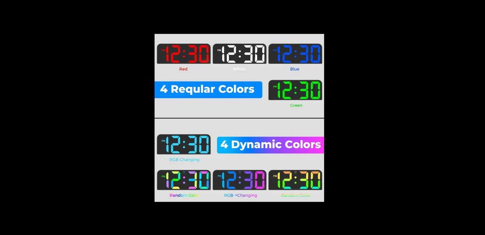 LED часовник с дистанционно