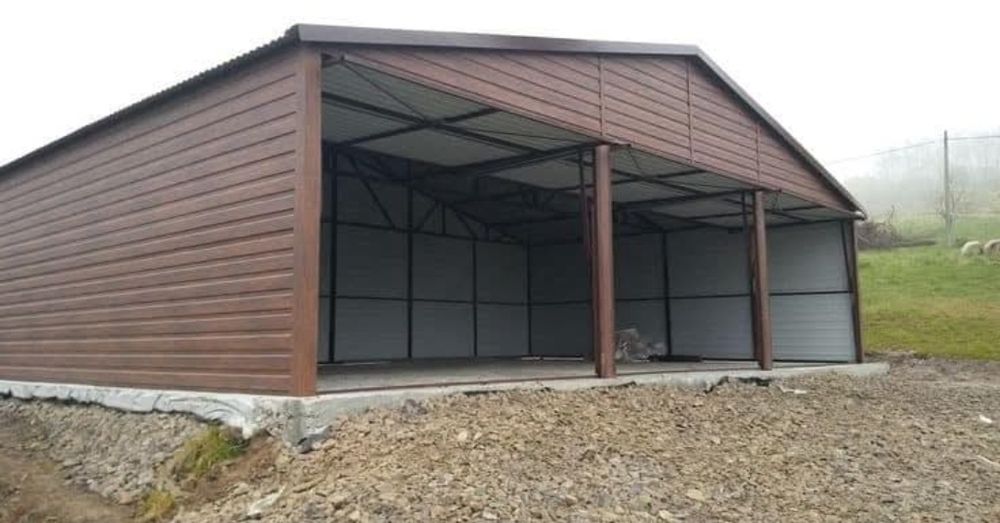 Vând garaje modulare din structura metalica