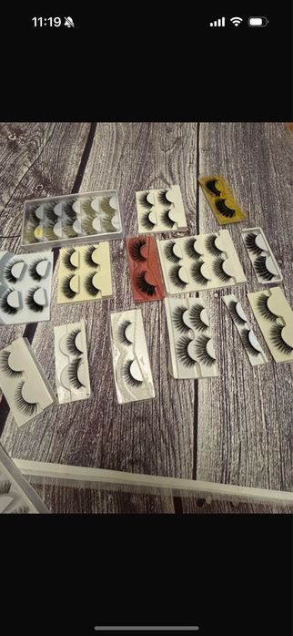 Накладные ресницы норковые