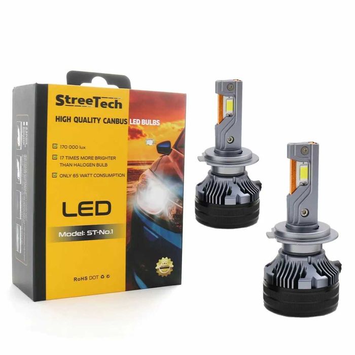 Лед крушки - Led система H7 Streetech модел STN1 за фарове - с Canbus