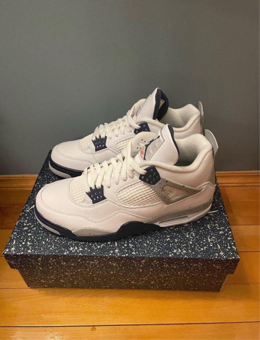 Jordan 4 navy noi, full box ds