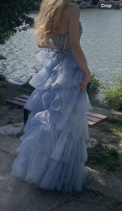 Бална рокля (светло синя)