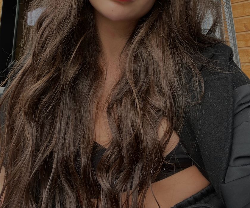 Индийска чуплива коса (естествен екстеншън)