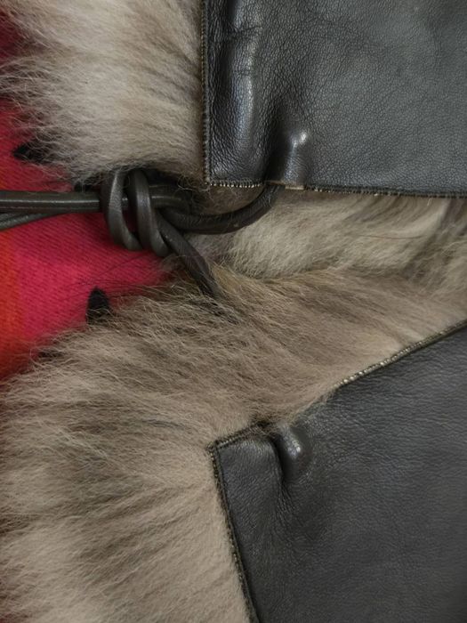 DSQUARED2 оригинален нов дамски елек от ракун