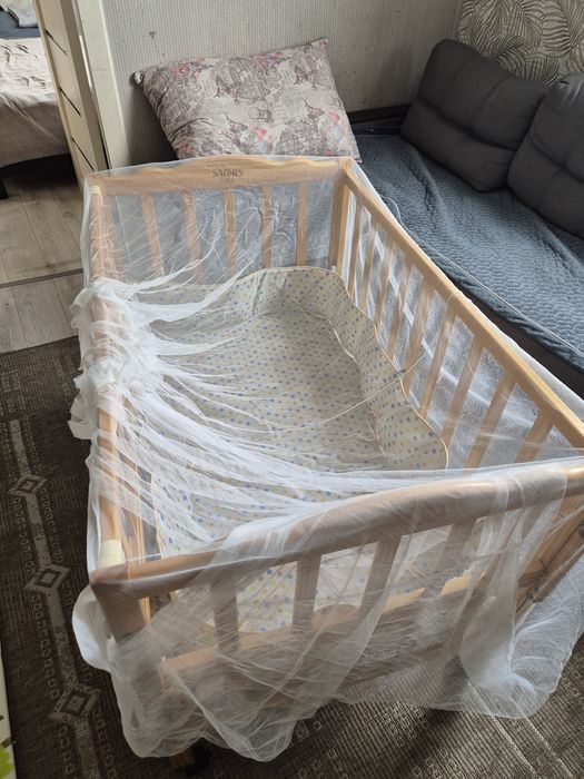 Манеж деревяный детский