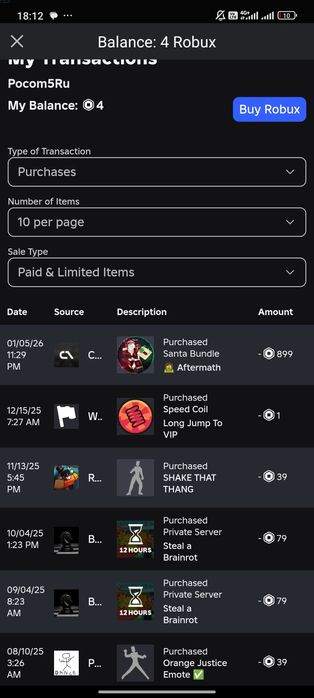 Роблокс аккаунт за дешево