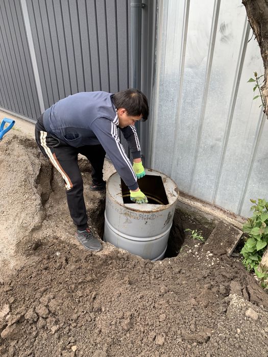 Копаем септик под ключ Туалет траншей