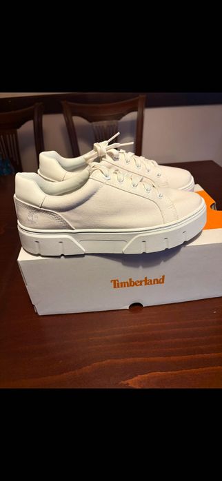 TIMBERLAND ДАМСКИ ОБУВКИ Laurel Court Lace-up Trainer for women WHITE
