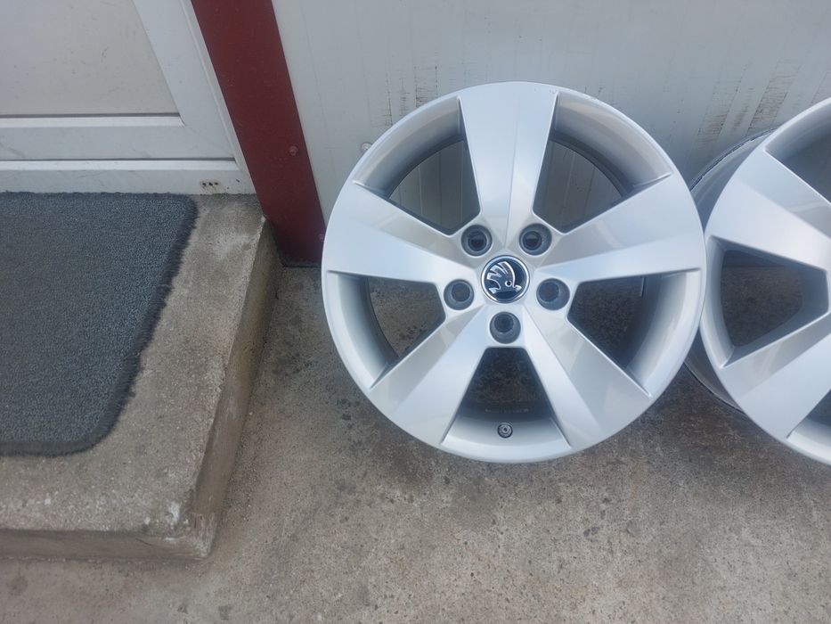 Jante aluminiu originale r16 / Skoda Vw Audi Seat MG / 5x112