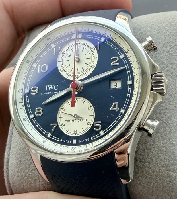 Vand ceas Iwc yacht club iw390507 automatic 43,5mm blue dial inhouse