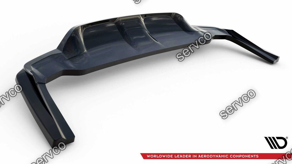 Prelungire splitter bara spate Mercedes GLE C292 43 AMG Coupe 2015-2019 v5 - Maxton Design