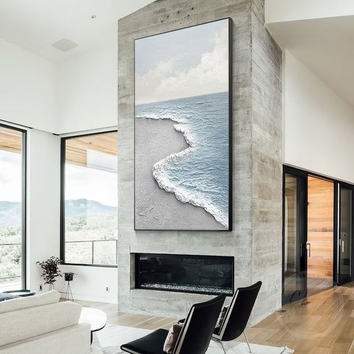 Морская фактурная картина