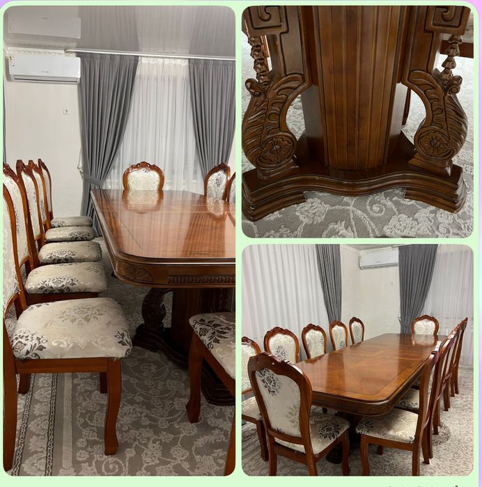 Продам стол Дерево и 12 стульев