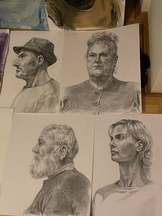 Портрет по поръчка - графика, живопис