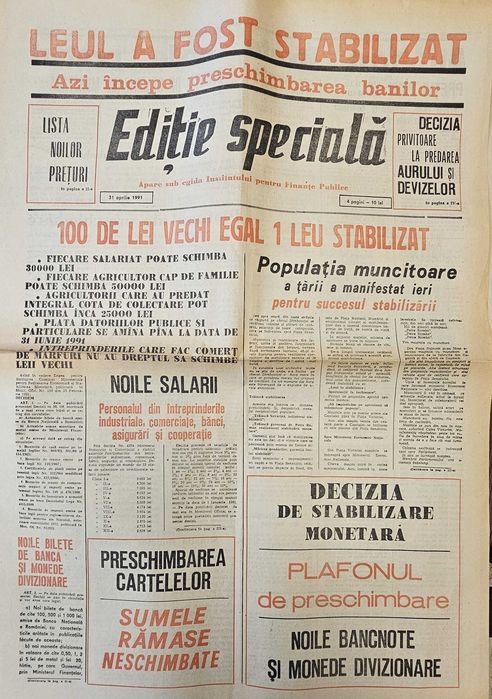 Lot Ziare de Colecție 1991: Ediții Speciale Rare, Săptămâna Mare, Cațavencu